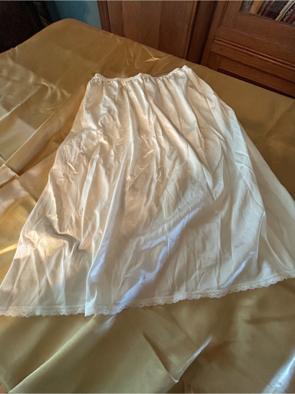 Ivory half slip size S
